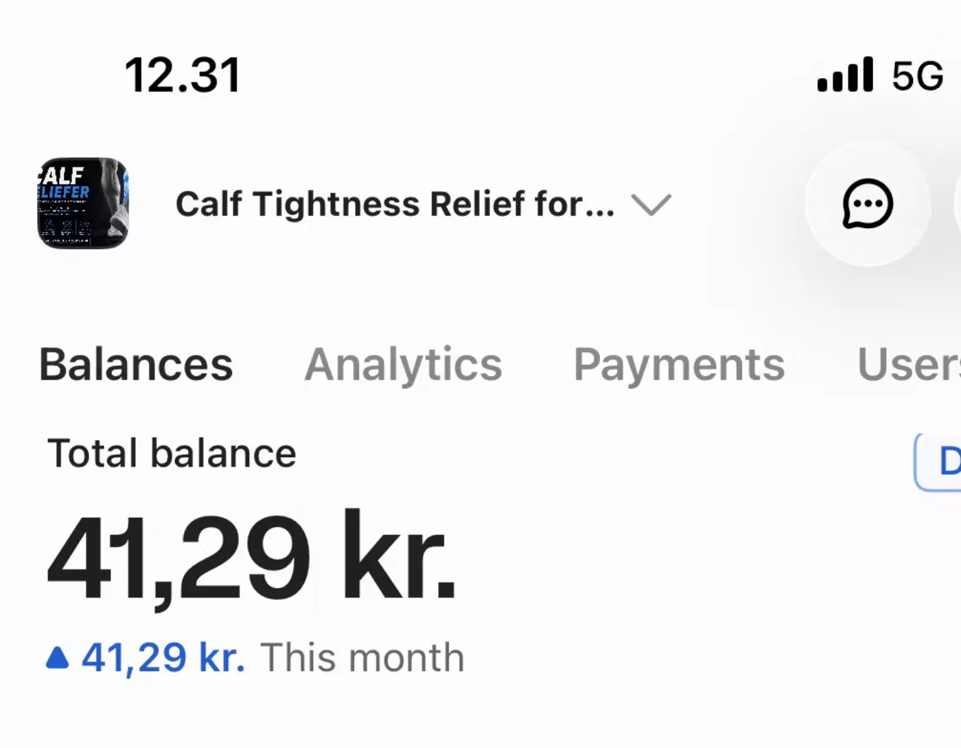 Revenue screenshot
